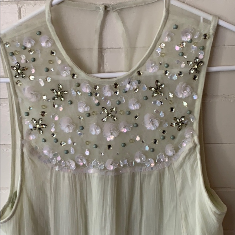 Urban Outfitters Kimchi blue dress green sequins - Picture 2 of 5